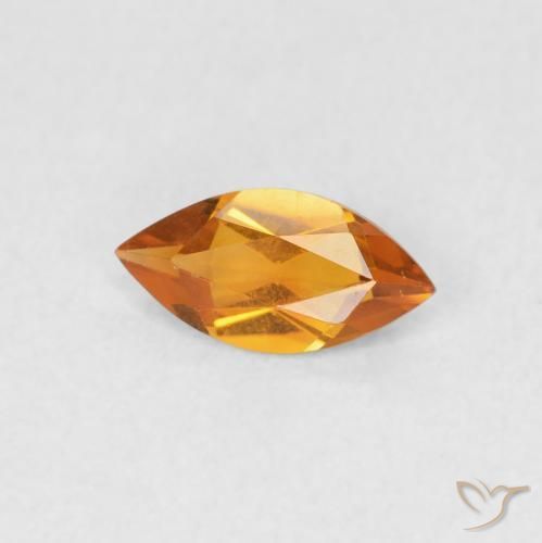 9,17 ctw natürlicher Mittelorange Citrin, Marquise, VVS