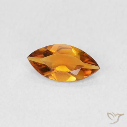 9,17 ctw natürlicher Dunkelorange-Gold Citrin, Marquise, VVS