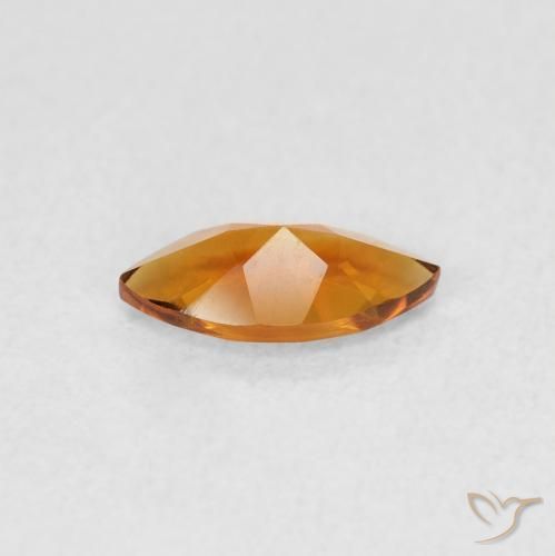 9,17 ctw natürlicher Dunkelorange-Gold Citrin, Marquise, VVS