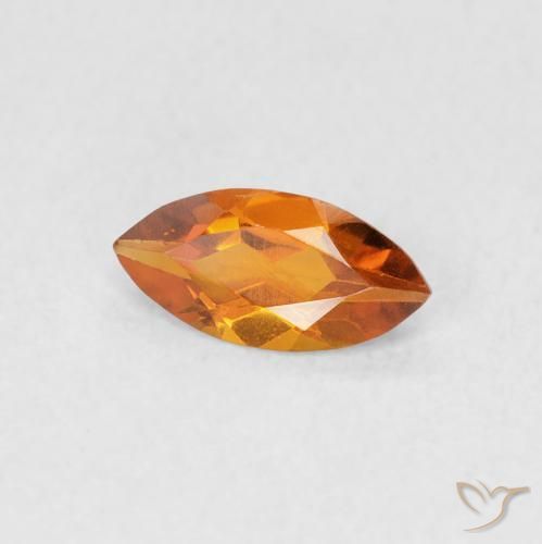 9,17 ctw natürlicher Mittelorange Citrin, Marquise, VS