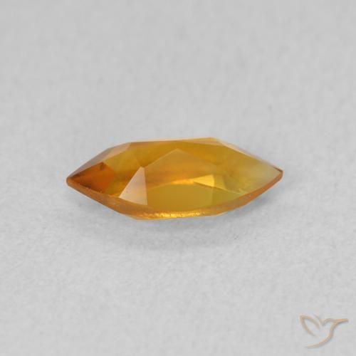 9,17 ctw natürlicher Tiefes Orange-Gold Citrin, Marquise, VVS