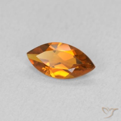 9,17 ctw natürlicher Mittelorange Citrin, Marquise, VVS