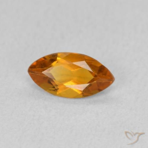 9,17 ctw natürlicher orange-braun Citrin, Marquise, VVS-VS