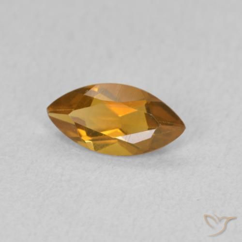 9,17 ctw natürlicher gold-orange Citrin, Marquise, VVS