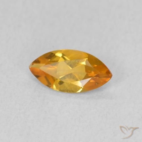 9,17 ctw natürlicher gold-orange Citrin, Marquise, VVS