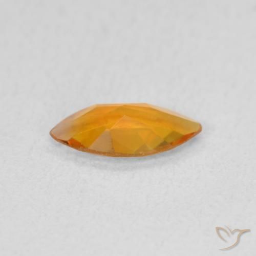 9,17 ctw natürlicher Tiefes Orange-Gold Citrin, Marquise, VVS