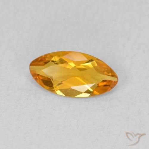 9,17 ctw natürlicher Dunkelorange-Gold Citrin, Marquise, VVS