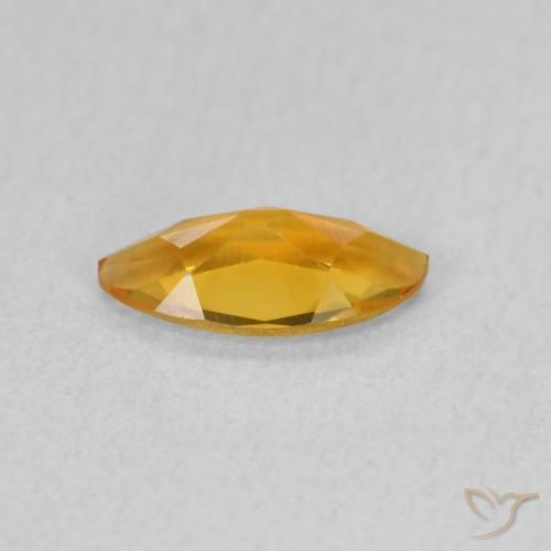 9,17 ctw natürlicher Dunkelorange-Gold Citrin, Marquise, VVS