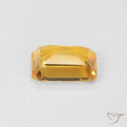 9,17 ctw natürlicher Helles Gold Citrin, Oktagonschliff, VVS