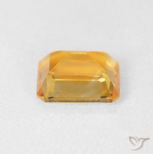 9,17 ctw natürlicher Orange-Gold Citrin, Oktagonschliff, VVS-VS