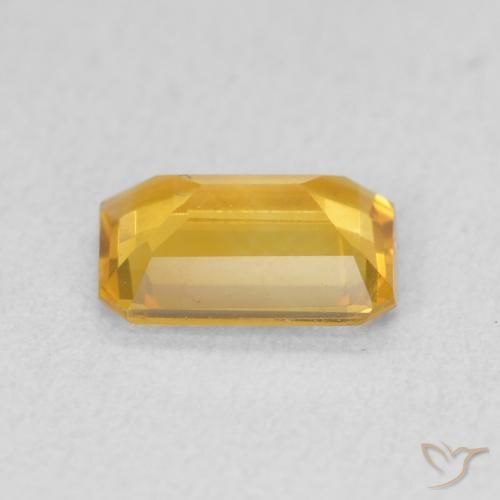 9,17 ctw natürlicher Mittelgold Citrin, Oktagonschliff, VVS