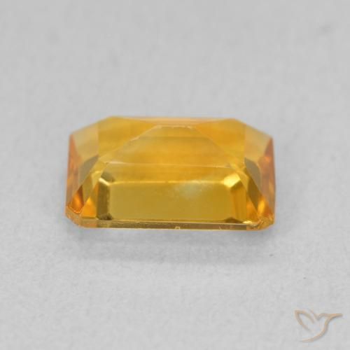 9,17 ctw natürlicher Mittelgold Citrin, Oktagonschliff, VVS