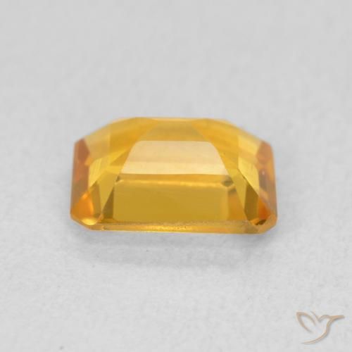 9,17 ctw natürlicher Mittelgold Citrin, Oktagonschliff, VVS-VS