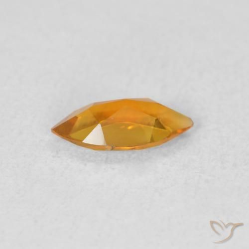 9,17 ctw natürlicher Aprikose Orange Citrin, Marquise, VVS-VS