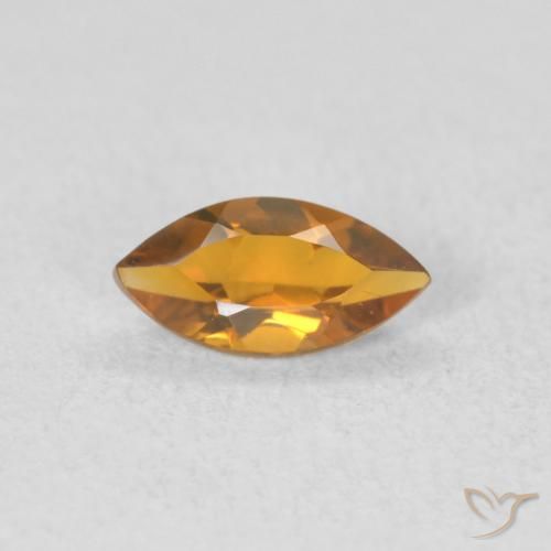 0.49ct Natürlicher Medium Light-Golden Citrin, Marquise, VVS-VS