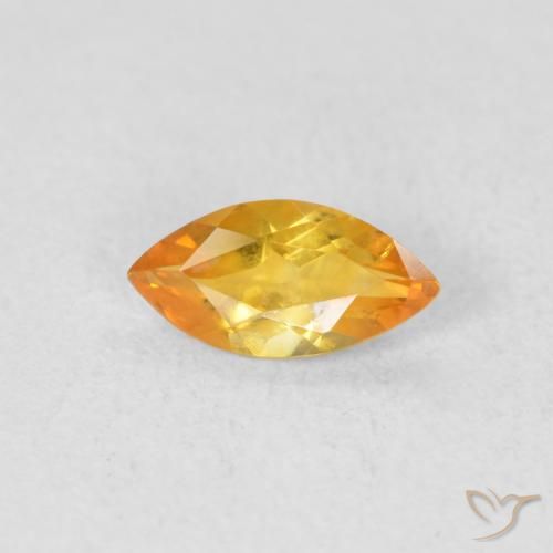 0.44ct Natürlicher Mittelgold Citrin, Marquise, VVS-VS