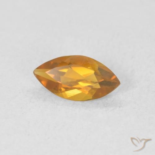 9,17 ctw natürlicher Orange-Gold Citrin, Marquise, VVS-VS