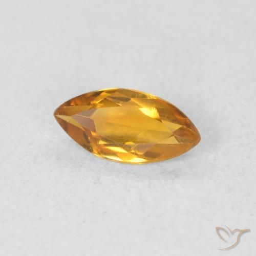 9,17 ctw natürlicher Orange-Gold Citrin, Marquise, VVS-VS