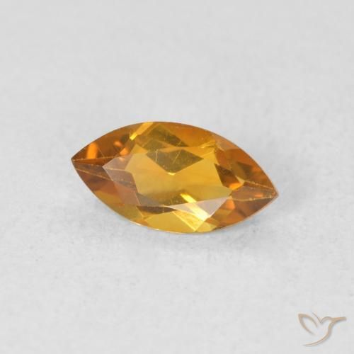 9,17 ctw natürlicher Mittel Orange-Gold Citrin, Marquise, VVS-VS
