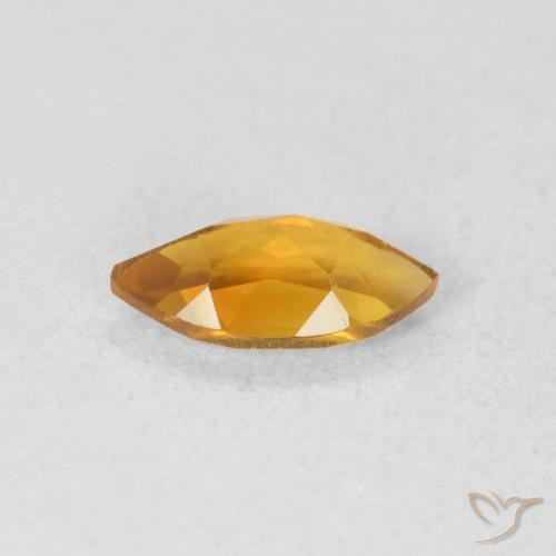 9,17 ctw natürlicher Mittel Orange-Gold Citrin, Marquise, VVS-VS