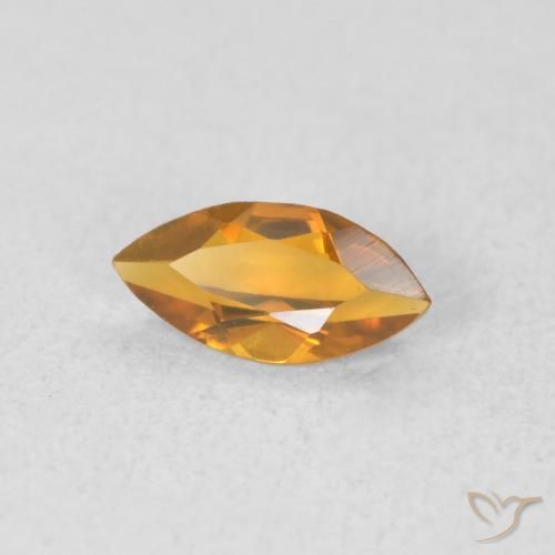 9,17 ctw natürlicher Mittel Orange-Gold Citrin, Marquise, VVS-VS