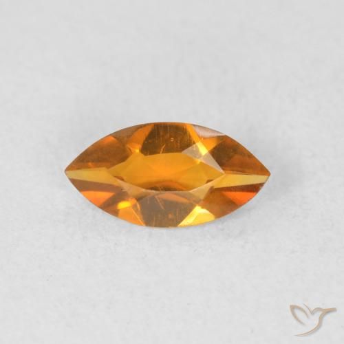 0.49ct Natürlicher Golden Citrin, Marquise, VVS-VS