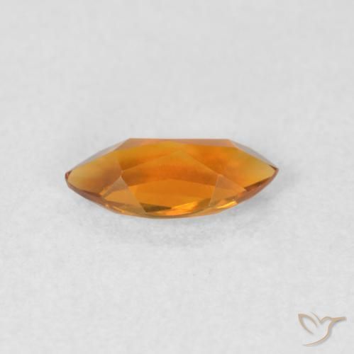 9,17 ctw natürlicher Dunkelorange Citrin, Marquise, VVS-VS