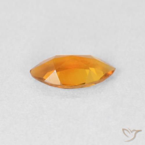 9,17 ctw natürlicher Mittelorange Citrin, Marquise, VVS-VS