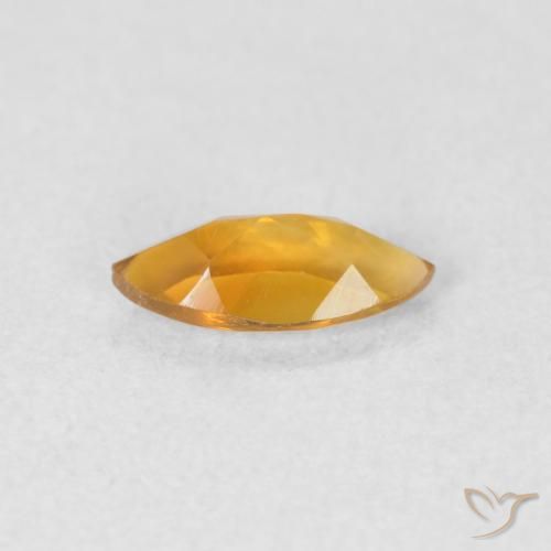 9,17 ctw natürlicher Tiefes Orange-Gold Citrin, Marquise, VVS-VS