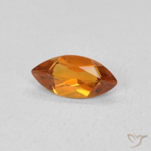 9,17 ctw natürlicher Aprikose Orange Citrin, Marquise, VS