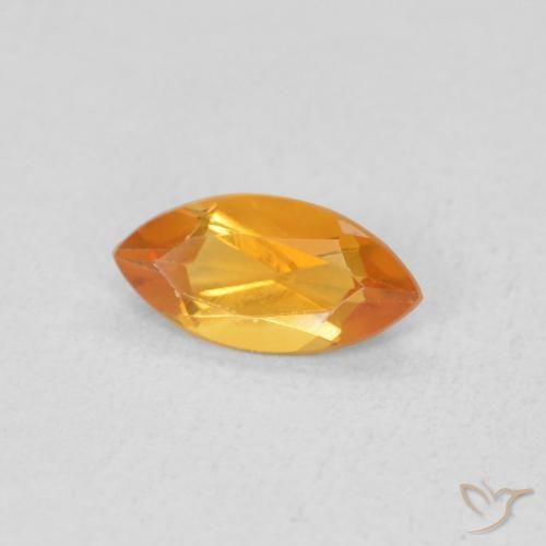 9,17 ctw natürlicher Intensives Orange Citrin, Marquise, VS