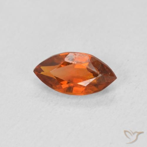 9,17 ctw natürlicher Dunkelorange Citrin, Marquise, VVS-VS