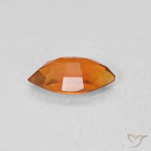 9,17 ctw natürlicher Dunkelorange Citrin, Marquise, VVS-VS