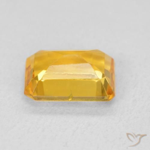 9,17 ctw natürlicher Mittleres Gold Citrin, Oktagonschliff, VVS