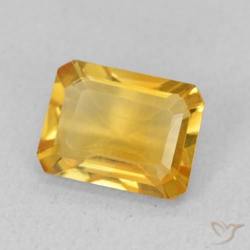 9,17 ctw natürlicher Mittleres Gold Citrin, Oktagonschliff, VVS
