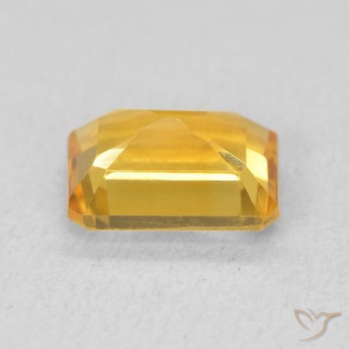 9,17 ctw natürlicher Mittleres Gold Citrin, Oktagonschliff, VVS