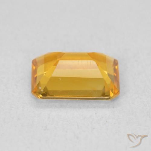 9,17 ctw natürlicher Mittelgold Citrin, Oktagonschliff, VVS