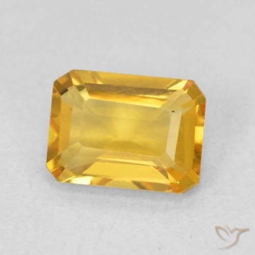 9,17 ctw natürlicher Mittleres Gold Citrin, Oktagonschliff, VVS