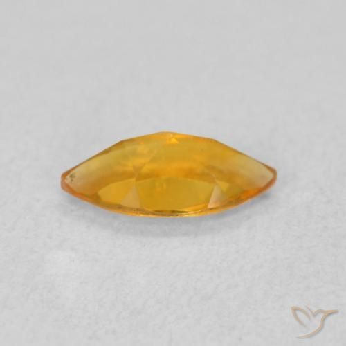 9,17 ctw natürlicher Aprikose Orange Citrin, Marquise, VVS-VS
