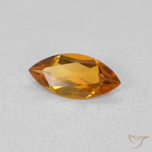 9,17 ctw natürlicher Mittelorange Citrin, Marquise, VS