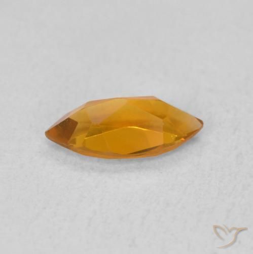9,17 ctw natürlicher tieforange Citrin, Marquise, VVS-VS