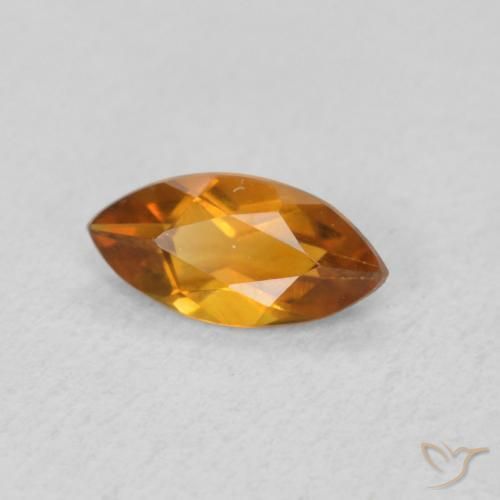 9,17 ctw natürlicher Mittelorange Citrin, Marquise, VVS-VS