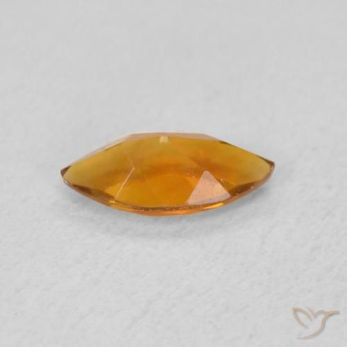 9,17 ctw natürlicher Mittelorange Citrin, Marquise, VVS-VS