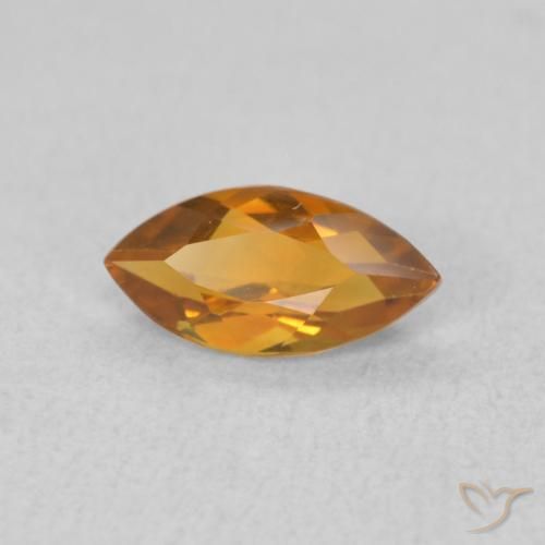 9,17 ctw natürlicher orange-braun Citrin, Marquise, VVS-VS