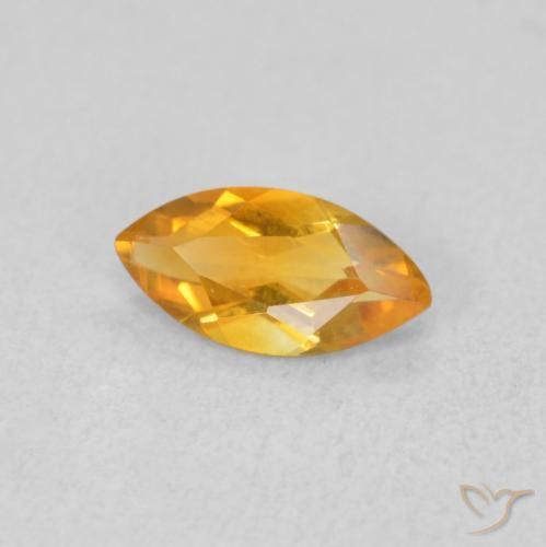 9,17 ctw natürlicher Mittelorange Citrin, Marquise, VVS-VS