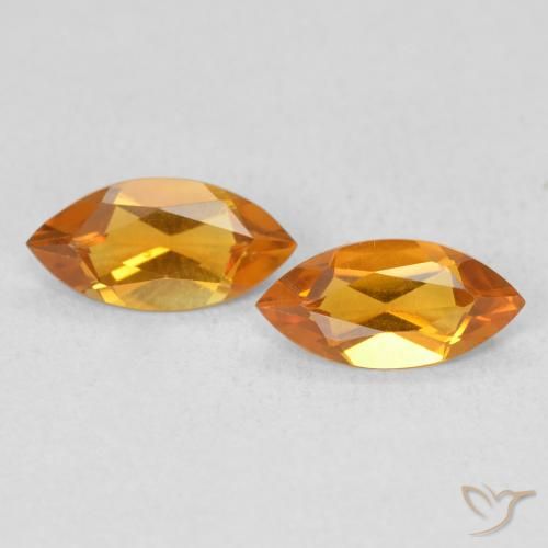 0.91ctw Natürlicher Golden Citrin, Marquise, VS