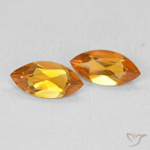 0.91 ct natürliche Golden Citrin-Edelsteine, Marquise, VS