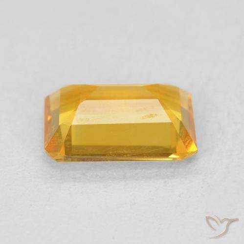 9,17 ctw natürlicher Helles Gold Citrin, Oktagonschliff, VVS-VS