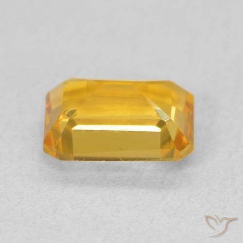 9,17 ctw natürlicher Helles Gold Citrin, Oktagonschliff, VS