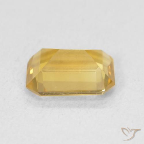 9,17 ctw natürlicher gold-orange Citrin, Oktagonschliff, VS